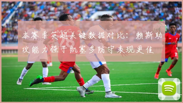 本赛季英超关键数据对比：赖斯助攻能力强于凯塞多防守表现更佳